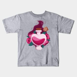 Love Potion Hand Drawn Kids T-Shirt